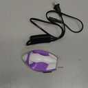 Honoson Mini Craft Iron Mini Heat Press Small Iron 3.93 x 2.36 x 2.76 in Portable Handy Tiny Flatiron with Charging Base Accessory for Fuse Bead Patch DIY Heat Transfer Vinyl(Purple)