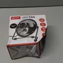 GPX Mini 4" USB Personal Fan, Compatible with Computers, Laptops, Portable Chargers, Black