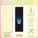 4 Pcs 36 x 12 Inches School Locker Magnetic Wallpaper Removable Locker Accessories Decor Wall Magnetic Sticker Trimmable Easy Install for Student School University Office(Milky White)