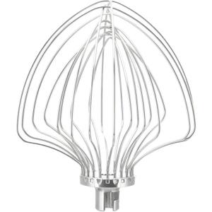 Replacement Wire Whip for 5K7EW Vertical Mixer Aid, 7 Quart Lift Bowl 6-Wire Whip Attachment Part Accessories (Silver) Replacement Wire Whip for 5K7EW Vertical Mixer Aid, 7 Quart Lift Bowl 6-Wire Whip Attachment Part Accessories (Silver)