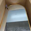 20"x30" Gold Metal Medicine Cabinet Mirror Arched Aluminum Frame