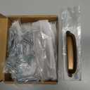 khtumeware 10 Pack Antique Brass Cup Pulls 4 Inch Center to Center - Cabinet & Drawer Handles for Kitchen Hardware