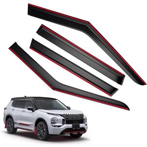 4 Pieces in-Channel Extra Durable Rain Guards Fit for 2022-2025 Mitsubishi Outlander, Window Deflectors, Window Visors