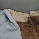 Modern Abstract Medium Pile Area Rug Brown , Size: 96×38 