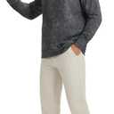 M MAELREG Hoodies for Men Golf Soft Hooded Sweatshirts Dry Fit Lightweight Casual Midlayer Print Mens Hoodies Pullover (L)