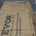 SAND MINE Reversible Mats, Plastic Straw Rug, Modern Area Rug, Large Floor Mat and Rug for Outdoors, RV, Patio, Backyard, Deck, Picnic, Beach, Trailer, Camping, Black & Brown, 9' x 12'