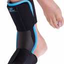 DonJoy DA161FB01-BLK-S/M Plantar Fasciitis Night Splint, Rigid Support for Maximum Stretch, Pain Relief, Achilles Tendonitis, Lightweight