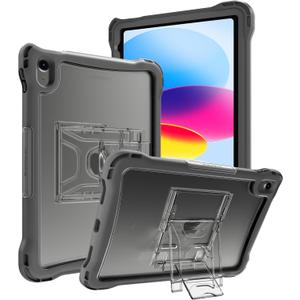 Brenthaven 360 Rugged iPad Case Fits ONLY Apple 11th Gen A16 & 10th Gen 2022 Drop Tested Cover - Gray