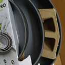 GreenPan Valencia Pro Ceramic Nonstick 8" 9.5" & 11" Fry Pan Skillet Set, Hard Anodized PFAS-Free, Induction Ready, Compatible on All Cooktops, Dishwasher Safe, Oven Safe to 600F, Gray