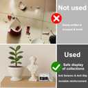 1DFAUL 6.35 oz Exhibits Fixing Gel for Museum, Removable Clear Museum Paste Putty Wax, Reusable & No Residue, Fixed Collection Artifacts and Decorations to Prevent Vibration, Falling
