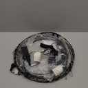 Joomer 2 Pack Christmas Ball Lights, 13IN & 11IN Foldable Metal Sphere Light, Connectable Waterproof 8 Modes with Timer, Hanging Tree Globe Lights for Holiday Christmas Decorations (Warm White)