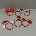 MGparty 12 Pieces Christmas Headbands Christmas Parties Favors Decoration Supplies Xmas Gifts Photo Booth Xmas Tree Snowman Reindeer Antlers Santa Hat