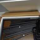 Huuger Nightstand with Charging Station, 27.6 Inch End Table Bedside Table with USB Ports and Outlets, Fabric Drawers, Night Stand for Bedroom, Charcoal Gray