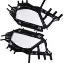 UTV Black Soft Upper Door Enclosure Set For Compatible With Can Am Maverick X3 2-Seat 2017-2023