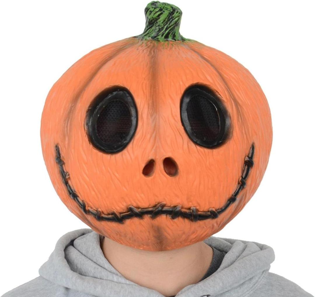 Voyiparty Halloween Scary Pumpkin Head Mask Decorations For Adults Party Props Latex Pumpkin Mask Halloween Gifts