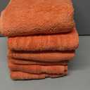 The Rag Company - Eagle Edgeless 500 (4-Pack) Professional Korean 70/30 Blend Super Plush Microfiber Detailing Towels, 500GSM, 16in x 16in, Orange
