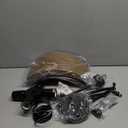 4-Light Farmhouse Drum Chandelier, Rustic Industrial Round Metal Hanging Light Fixture for Dining Room Foyer Entryway Kitchen Bedroom Living Room, Antique Woodgrain Finishe