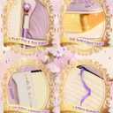 hi! SCI Diary with Lock and Keys for Girls & Women, 360 Pages Journal with Lock for Girls Gift Ideas, Girls Locking Diary with Pen, Cute Journals Set for Teen Girls Ages 8-12, Ideal Gifts for 8 9 10 11 12 13 14 Year Old Girl (Lavender Purple)