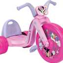 Minnie Mouse Ride-On 15" Fly Wheels Cruiser Tricycle Bike, Wide Front Wheel Designed to Provide Stability and Control, Ages 3-7, for Kids 41-44 Tall - 70 lbs. Weight Limit