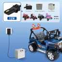 12V Charger for Powered Wheels Battery 12 Volt Battery Charger for All Fisher-Price Powered Wheels Gray and Orange Top Battery Replacement Fisher Price 12V Adapter