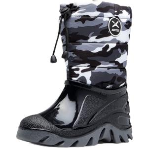 Arctix Unisex-Child Shortcut snoeshoeing-Boots (8 Toddler, A6 Camo Black)
