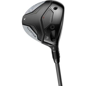 Callaway Golf Quantum Max Fairway Wood, Hand Orientation: Left, Shaft Material: Denali Silver 70 Gram, Flex: Stiff, Configuration: 3 Wood