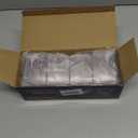 4 Pieces Clear Seasoning Box - Cruet with Cover and Spoon,Seasoning Rack Spice Pots for Sugar, Salt, Pepper and Other Spices