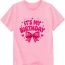Birthday Girl Shirt Girls Birthday Tshirts Cotton Short Sleeve Tees 2-3T
