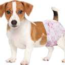 Dono Disposable Dog Diapers Female, Super Absorbent Doggie Diaper, Rapid-Dry Gel Technology Puppy Diapers, Leak-Proof Fit for Doggy Cat in Heat, Excitable Urination, Incontinence, Small