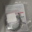 Hood Protector with LED Light Compatible with 2019-2024 Chevy Silverado 1500 ZR2 Hood Deflector Glossy Black Three Section Lightshield Replacement for 2019-2024 Chevy Silverado Accessories