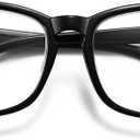 Nearsighted Myopia Glasses for Men Women, Blue Light Distance Glasses with Spring Hinge