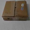 Modern Floor Lamp with Adjustable Brightness, Remote Control, Black, LED Bulbs, White Shade, Foot Switch, Easy Assembly