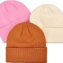 Rosoz Toddler Beanie Boys Girls Baby Knit Warm Beanies Kids Children Winter hat Caps