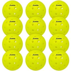 Franklin Sports X-40 Outdoor Pickleballs - Official Ball of USA Pickleball, APP Tour + US Open - Regulation Size Only 10