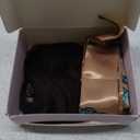 BARSDAR Clip in Human Hair Bangs - 100% Real Human Hair Clip in Bangs for Women - Dark Brown French Bangs Fringe with Temples Real Hair Bangs Extensions Hairpieces - Dark Brown