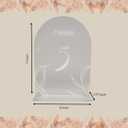 Frosted Acrylic Arch Table Numbers for Weddings  Set of 10 Table Numbers with Stands & Two Additional Signs Guest Book & Cards  Pack of 12- Elegant 5x7 Signs Perfect For Decoration, Receptions, Centerpiece, Party and Events