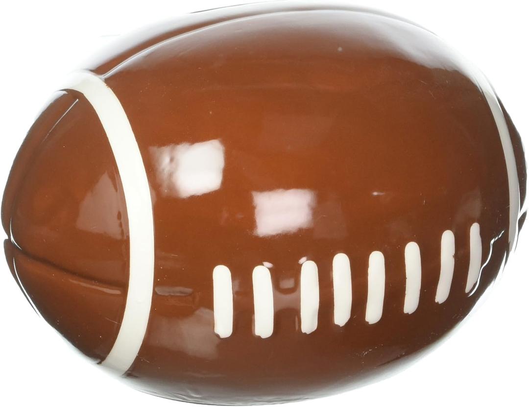 Burton & Burton Football Sports Themed Ceramic Kids Piggy Bank Bedroom Decor