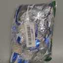 3P Navy-Blue White-Silver Tassel Garland Banner, Tassels Banner Streamers for Parade Floats, Bachelorette, Wedding, Birthday, Halloween, Christmas, Bridal/Baby Shower Party Decorations