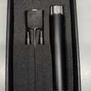 Maestri House Rechargeable Milk Frother with Stand, LunaFro Handheld Electric Foam Maker Waterproof Detachable Stainless Steel Whisk Drink Mixer Foamer for Lattes, Cappuccino