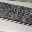 Uphome Washable Runners for Hallways, 2x6 Vintage Kitchen Runner Rug Non Slip, Farmhouse Soft Hallway Rug Runner Low Pile, Stain Resistant Entryway Carpet Runner for Laundry Bedroom Bathroom, Black