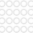 Juexica 24 Pcs 6 Inch Foam Wreath Forms for Crafts Foam Circles Ring Small Wreath Polystyrene Foam Ring for Wedding Home Flower Projects DIY Arts Crafts Supplies Christmas Decorations