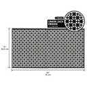 M-D Building Products 56006 12 in. x 24 in. x .020 in. Black Aluminum Sheet Union Jack