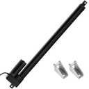 JQDML 24V Heavy Duty Linear Actuator 20 Inch Stroke 660 lbs IP65 Waterproof | 0.2 in/s Speed, Max Load 3000N, Low Noise, with Mounting Brackets, for Window Door Opener, Solar Tracker, RV, Home Automation