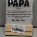 Gifts for Papa Grandpa Grandfather, Papa Definition Desk Decor Acrylic Desk Plaque Sign with Wood Stand Home Office Desk Sign Keepsake Father's Day Present