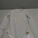 MANGOPOP Women's Sparkly Mock Turtle Neck Bodysuit Long Sleeve Shiny Rhinestone Body Suits Fall Outfits Tops