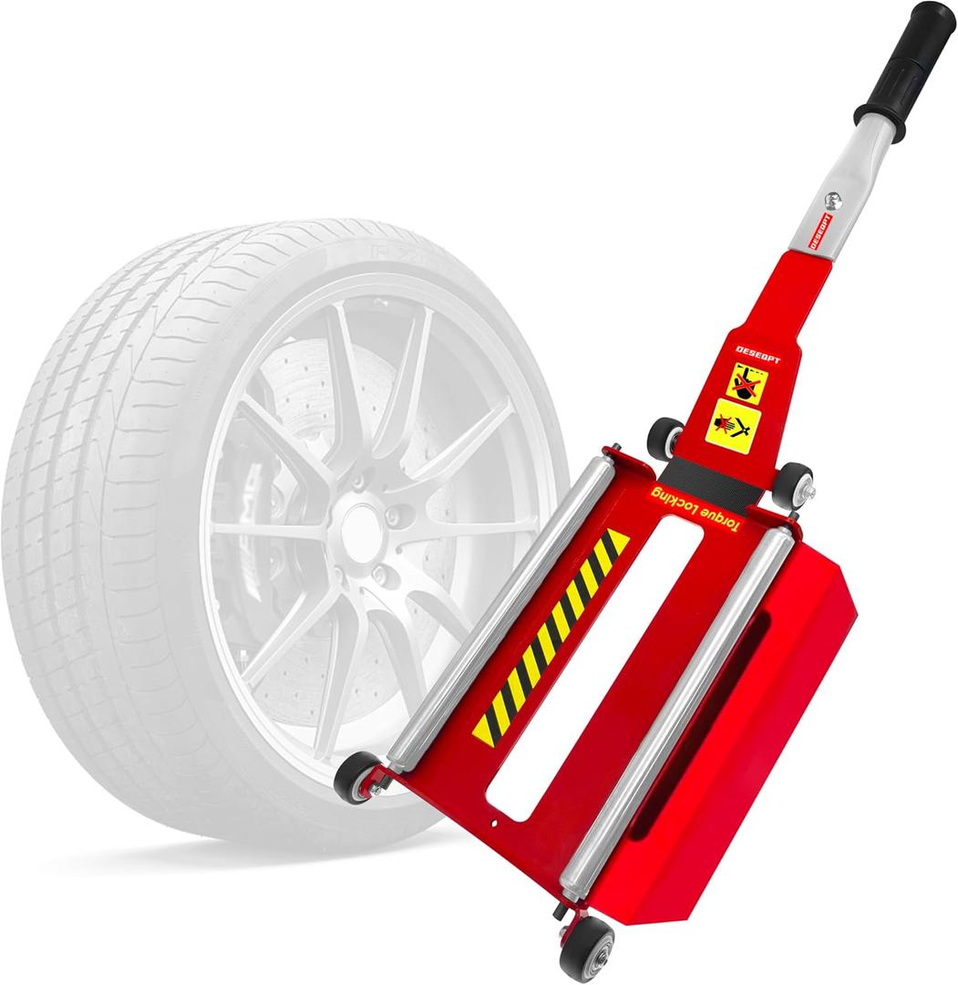 Upgraded Portable Effortless Tire Jack Disassembly Tool, Tire Jack Tool with Roller Plate [Extended Version] (2Pcs)