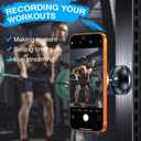 Gym Magnetic Phone Holder Mount for MagSafeAll MetalDual Magnetic Phone Holder for Gym Accessories Attach to Metal Surface, Gym Phone Holder Magnet for iPhone 16 15 14 13 Pro Max Gift for Men Women