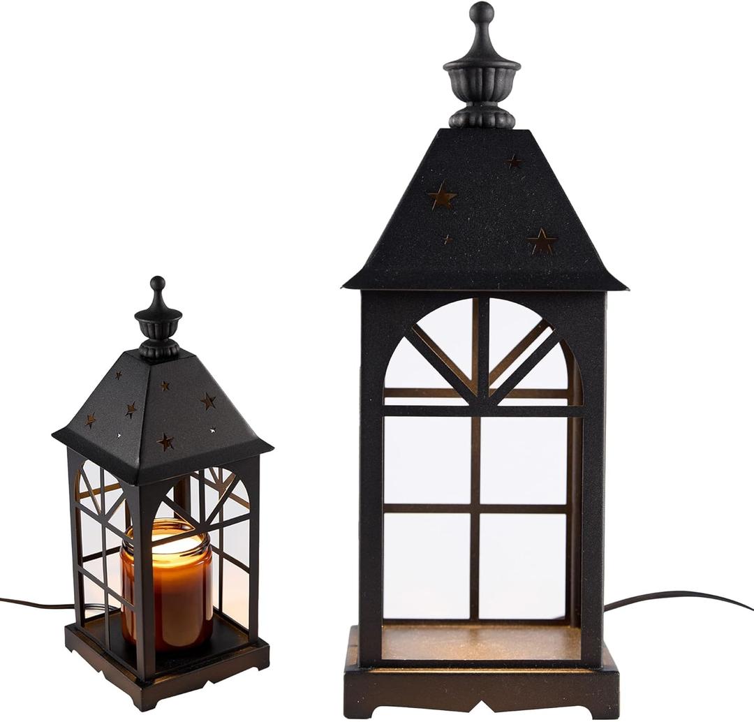 Candle Warmer Lamp with Timer Dimmer,Home Decor,Birthday Gifts for Women,House Warming Gifts,Dimmable Wax Melt Warmer for Scented Wax with 2 Bulbs,Only Suitable for Small Candles (Large)