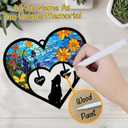 2 x Guinea Pig Memorial Suncatcher, Personalized Pet Memorial Ornament with Name Date, Pet Passing Away Gift, Sympathy Gift for Loss of Guinea Pig, Bereavement Gifts for Loss of Pet