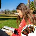 Skyygemm 240 Pcs Black History Month Bookmark Bulk Double Sided Inspirational Bookmarks African American Celebration Gifts with Ribbon for Women Men Black History Month Juneteenth Day Party Favor Gift